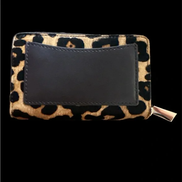 Michael Kors leopard calf hair & leather crossbody bag & wallet DUO! NWT!!! - Picture 10 of 13